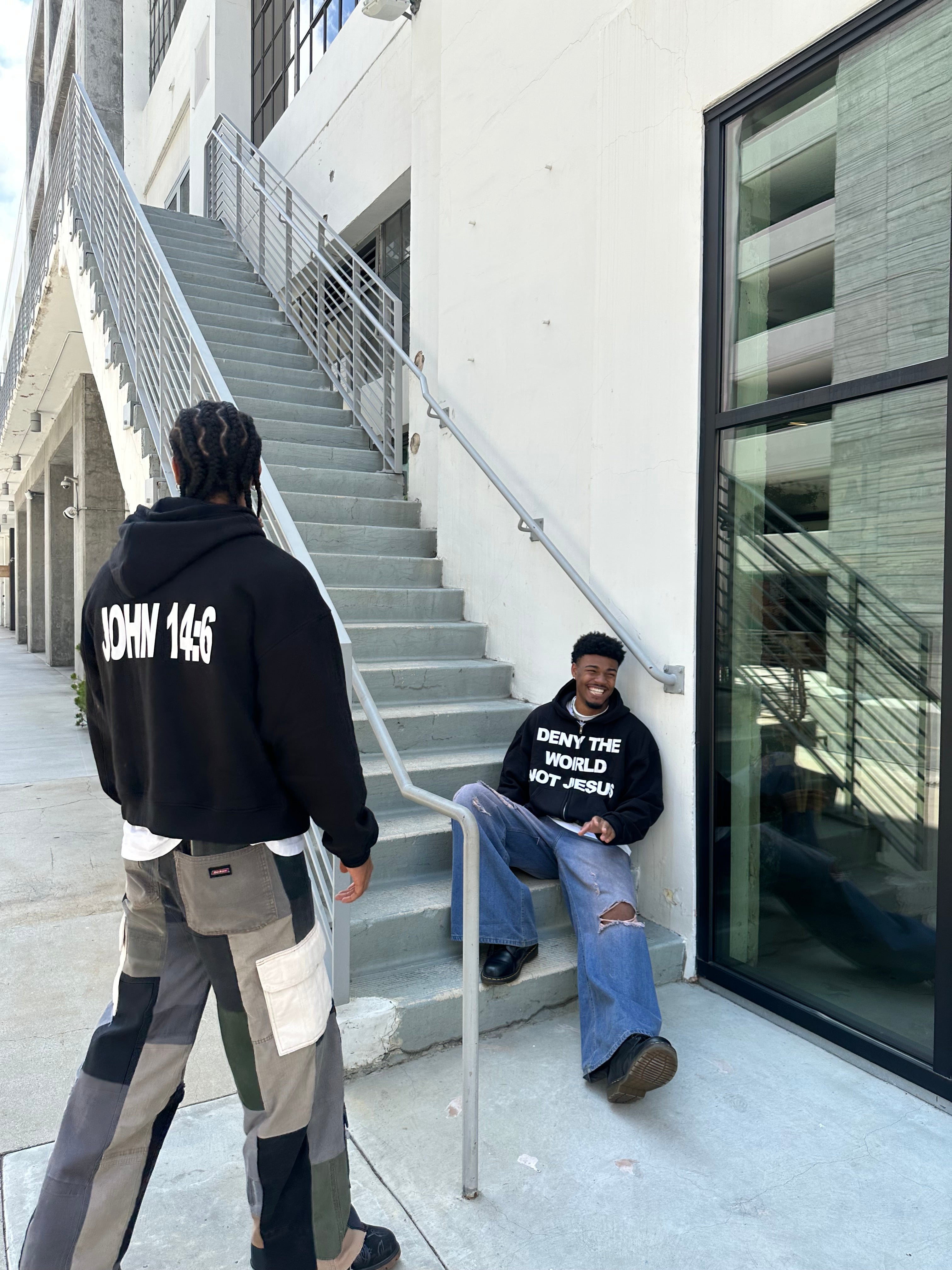 Cut & Sew Zip Hoodie