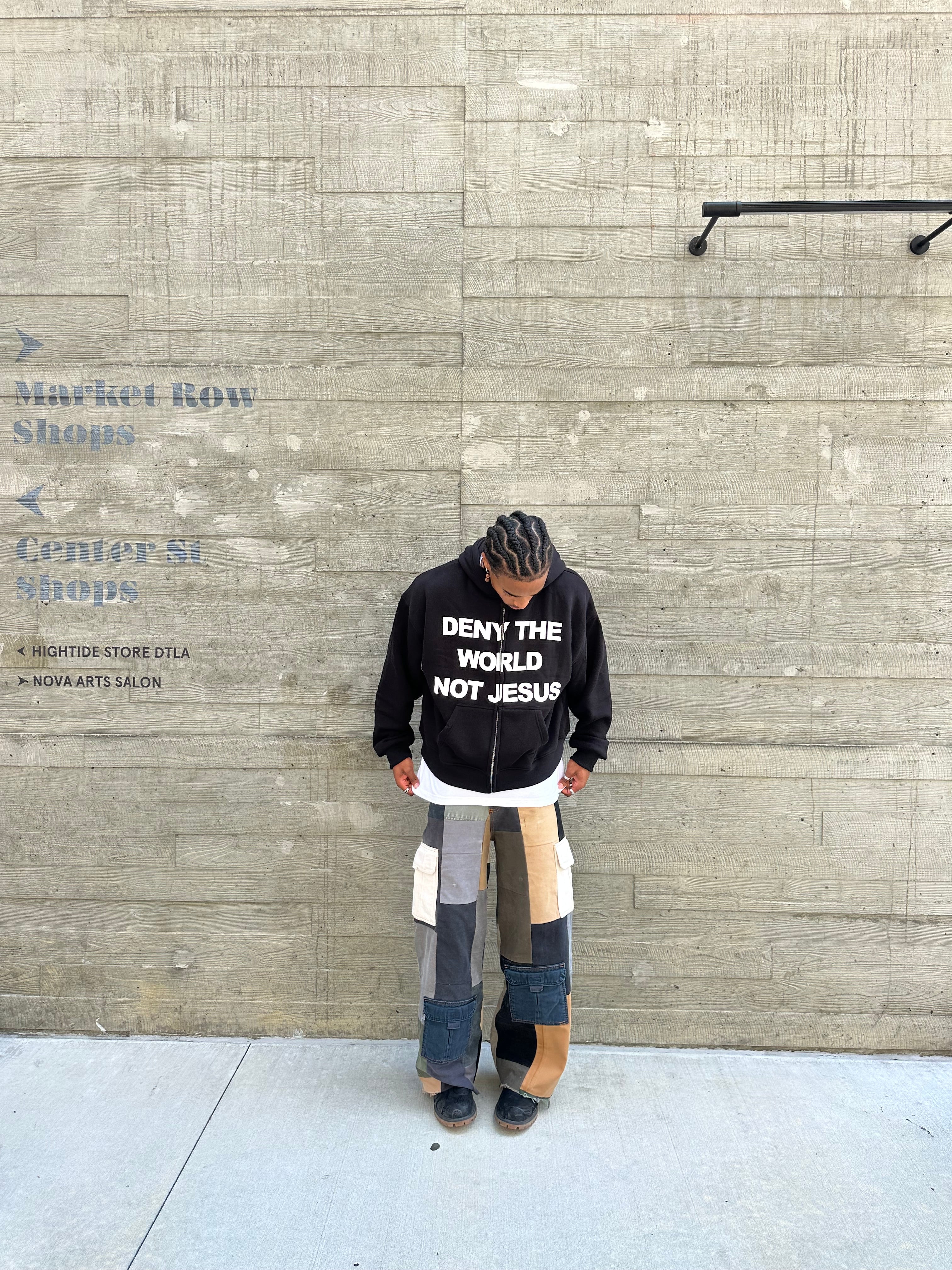 Cut & Sew Zip Hoodie