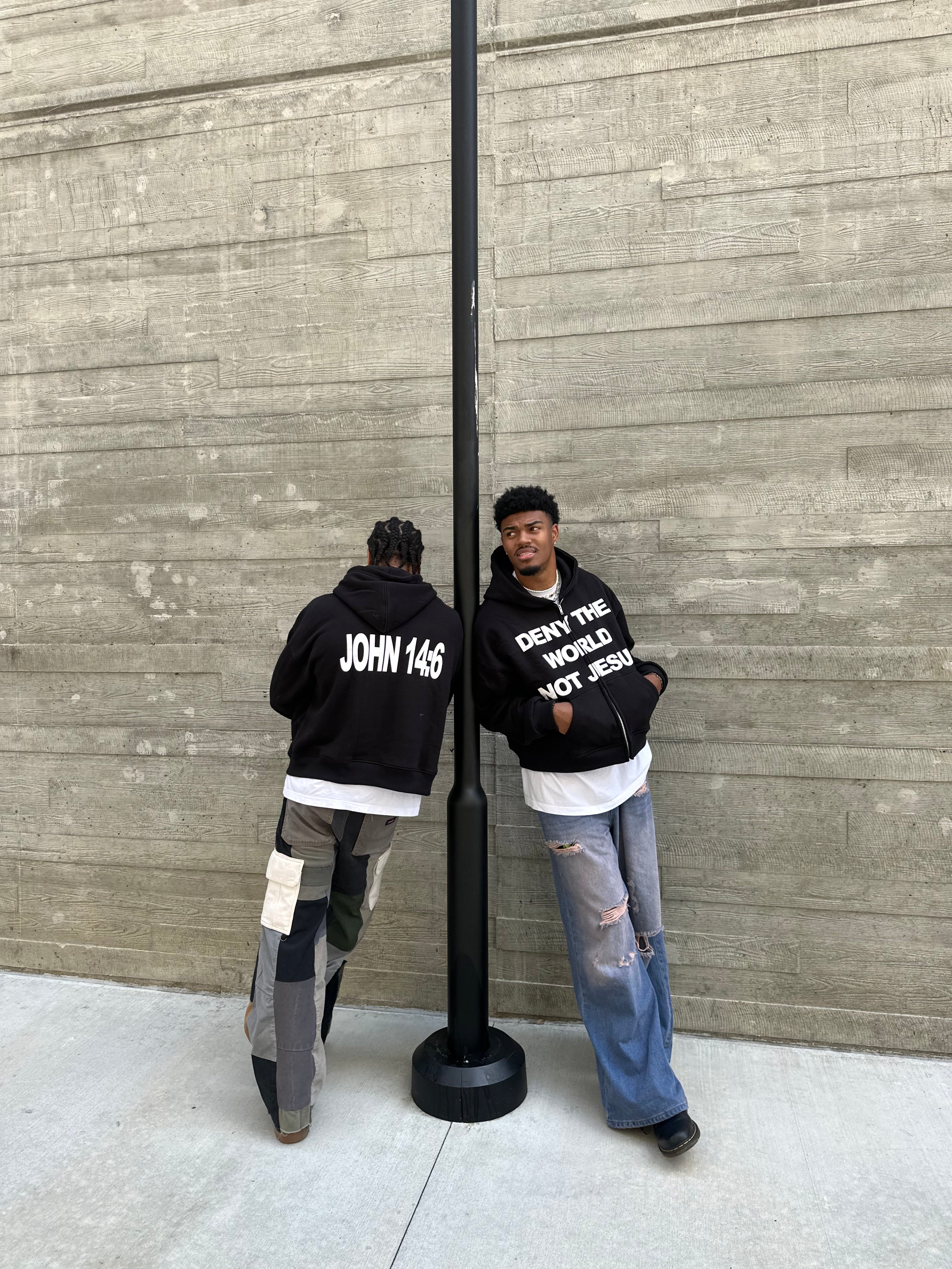 Cut & Sew Zip Hoodie