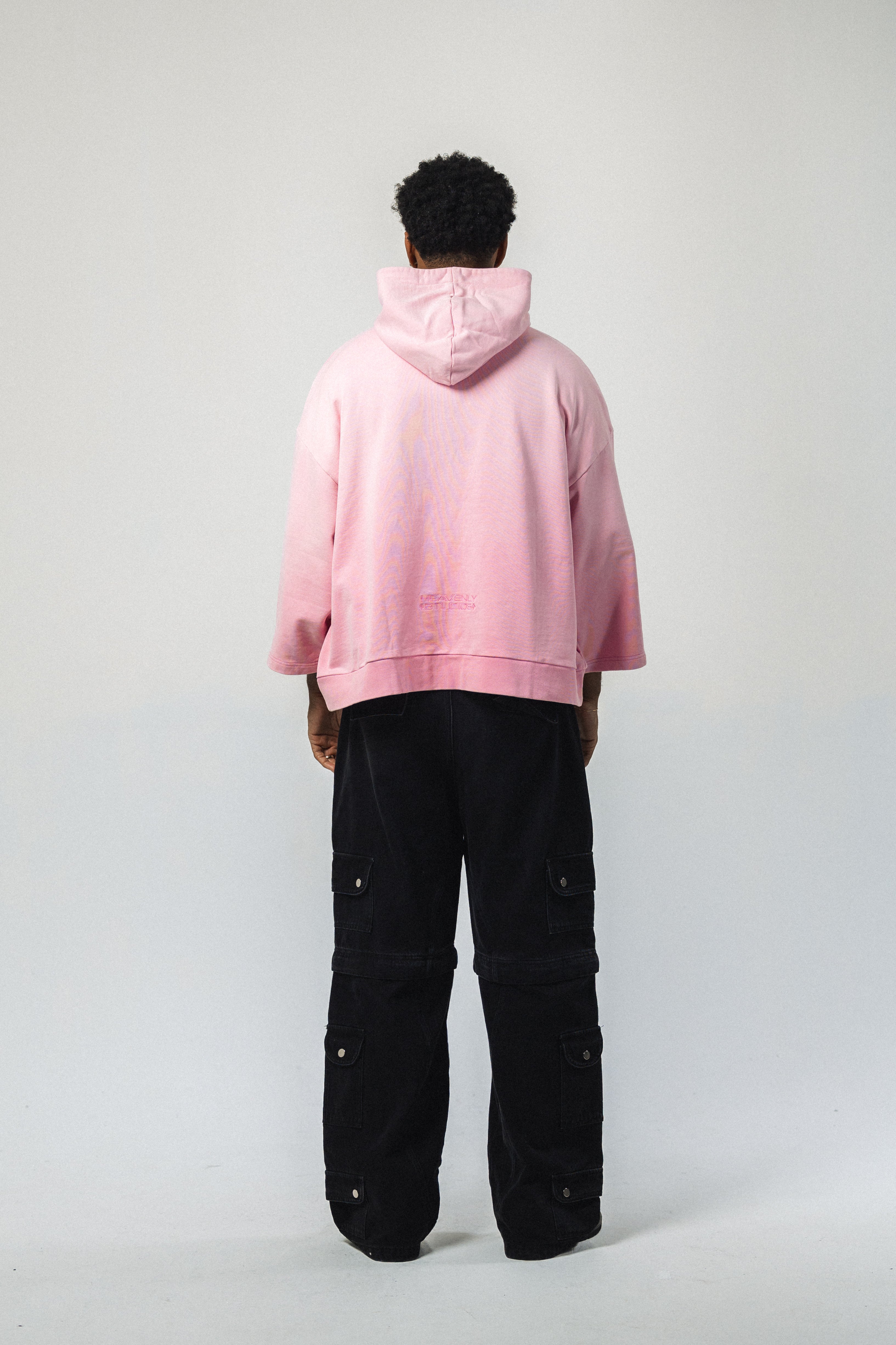 Faded Pink Box Hoodie