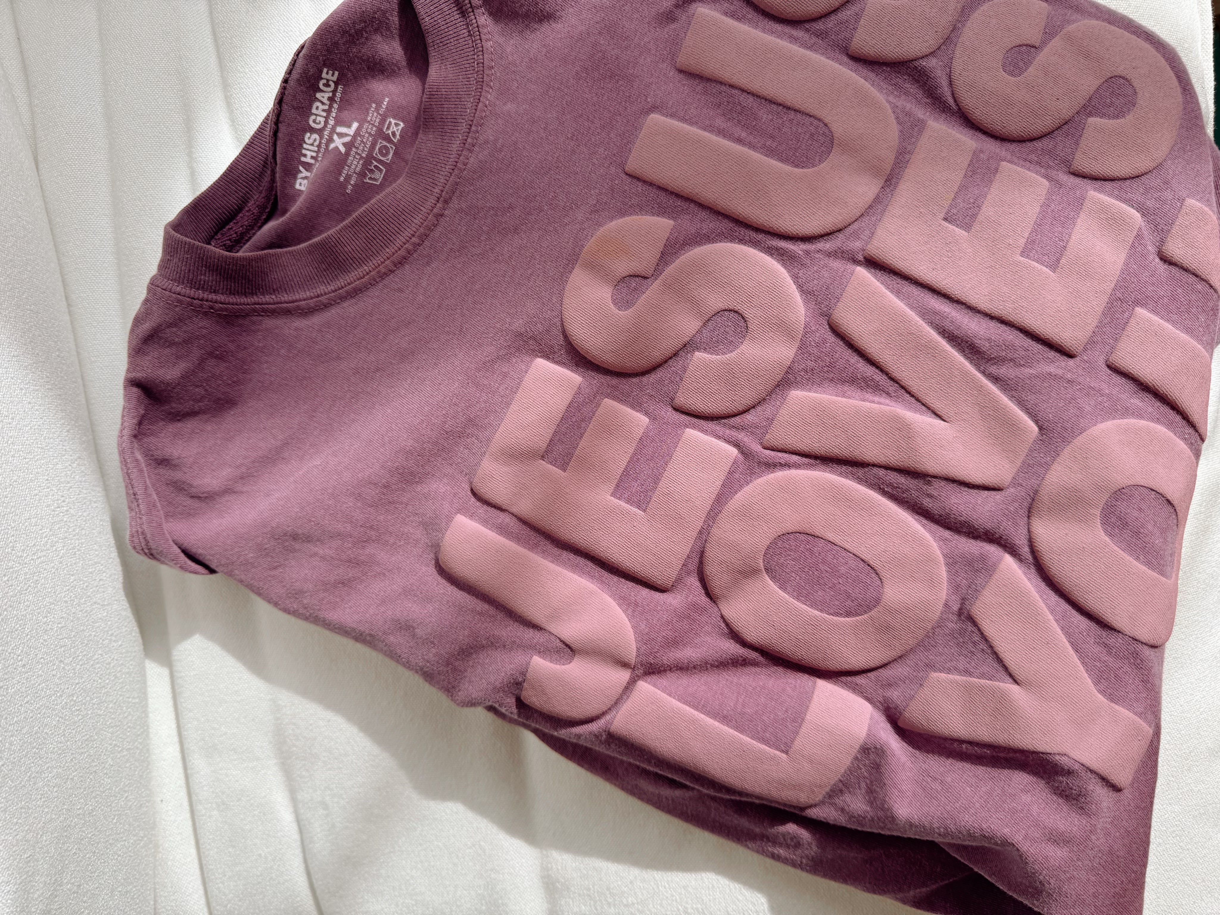 Tone on Tone Puff Print