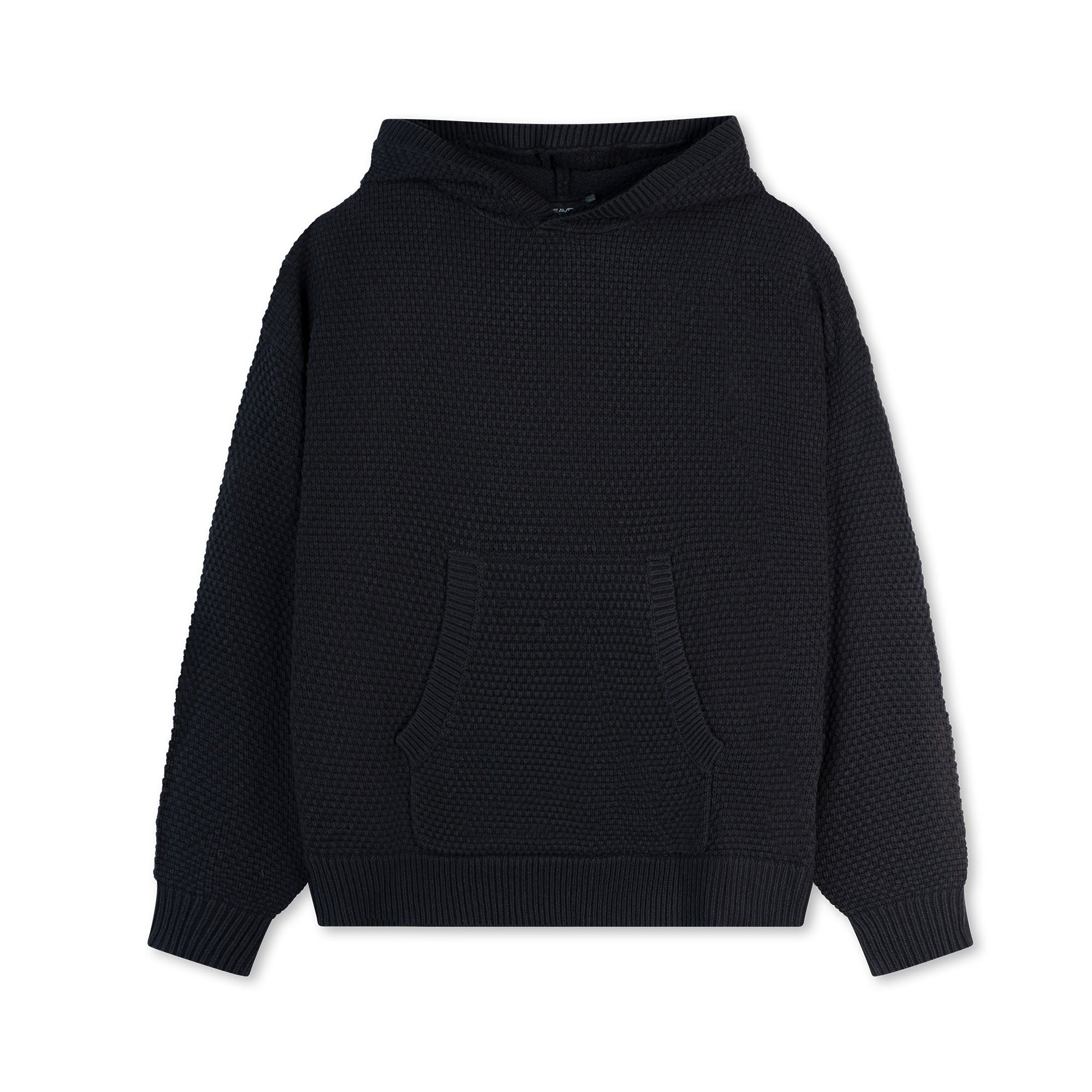 Knit Boxy Hoodie