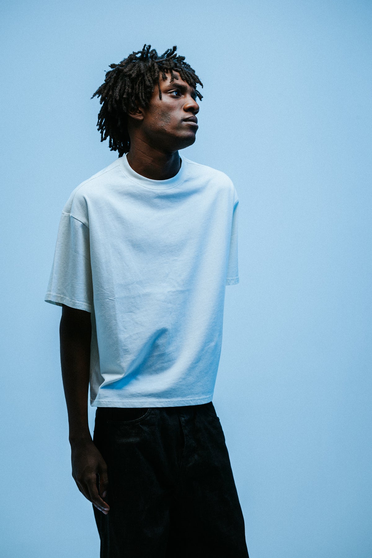 Blank Off WHITE TEE