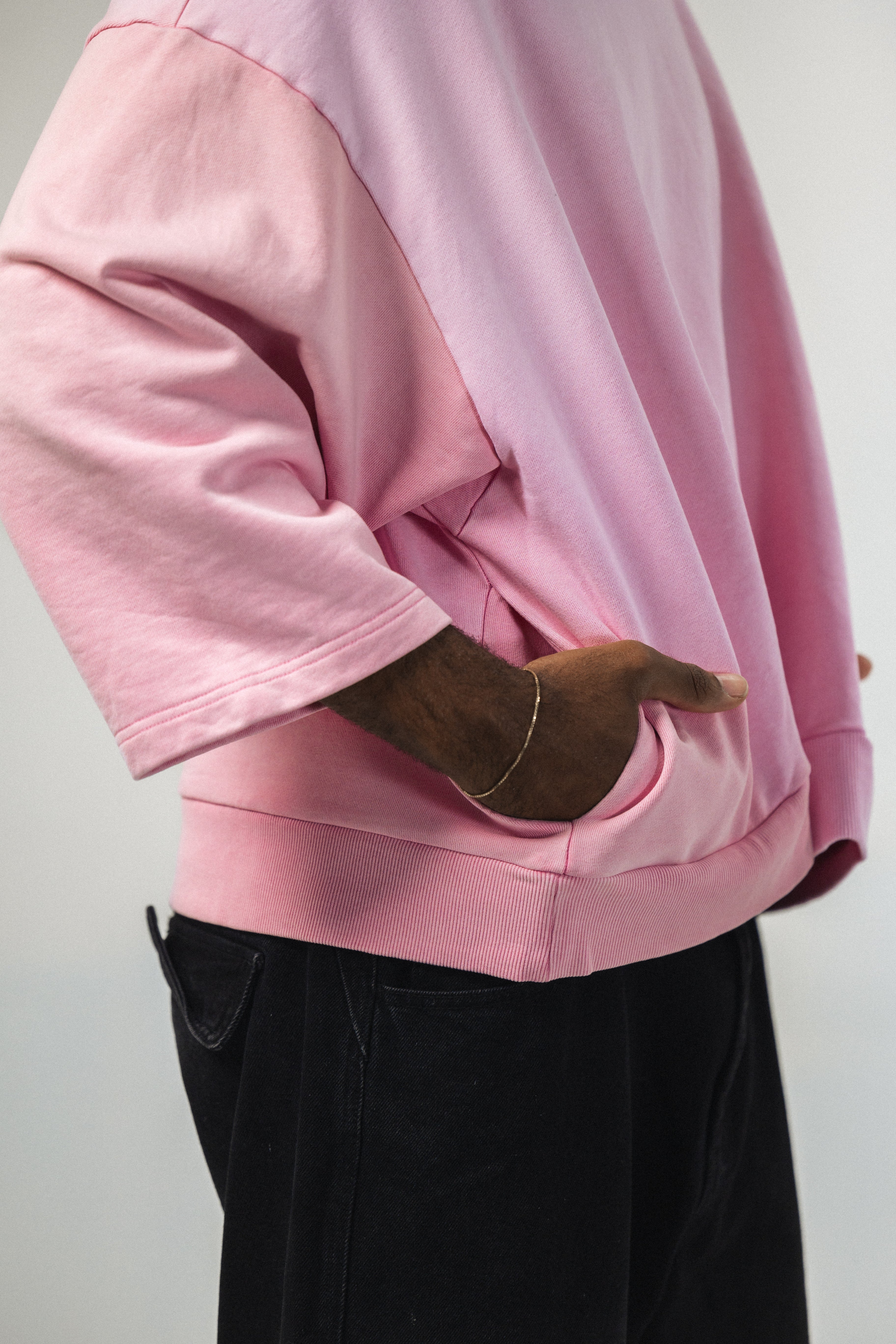 Faded Pink Box Hoodie