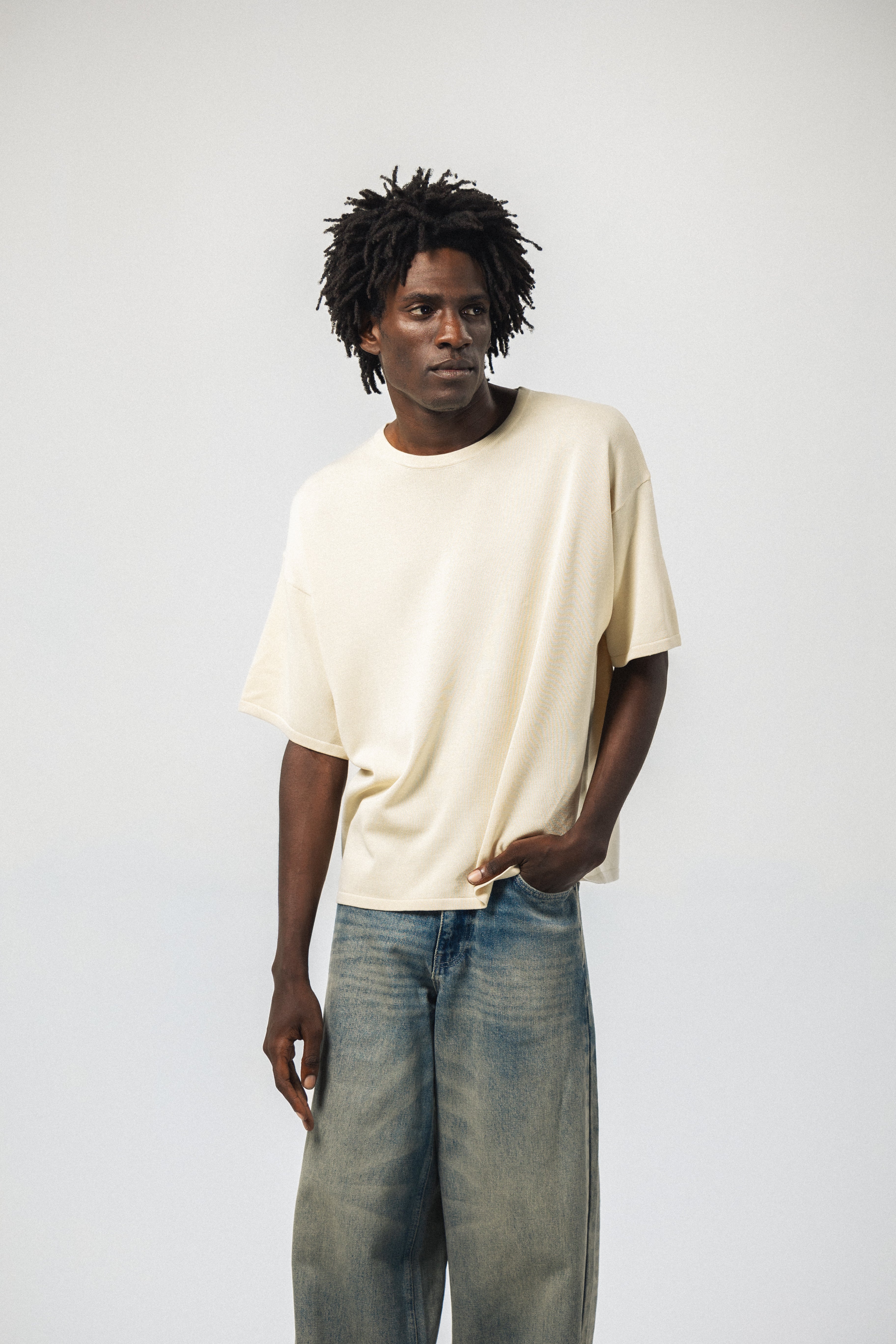 Knit Boxy Tshirt