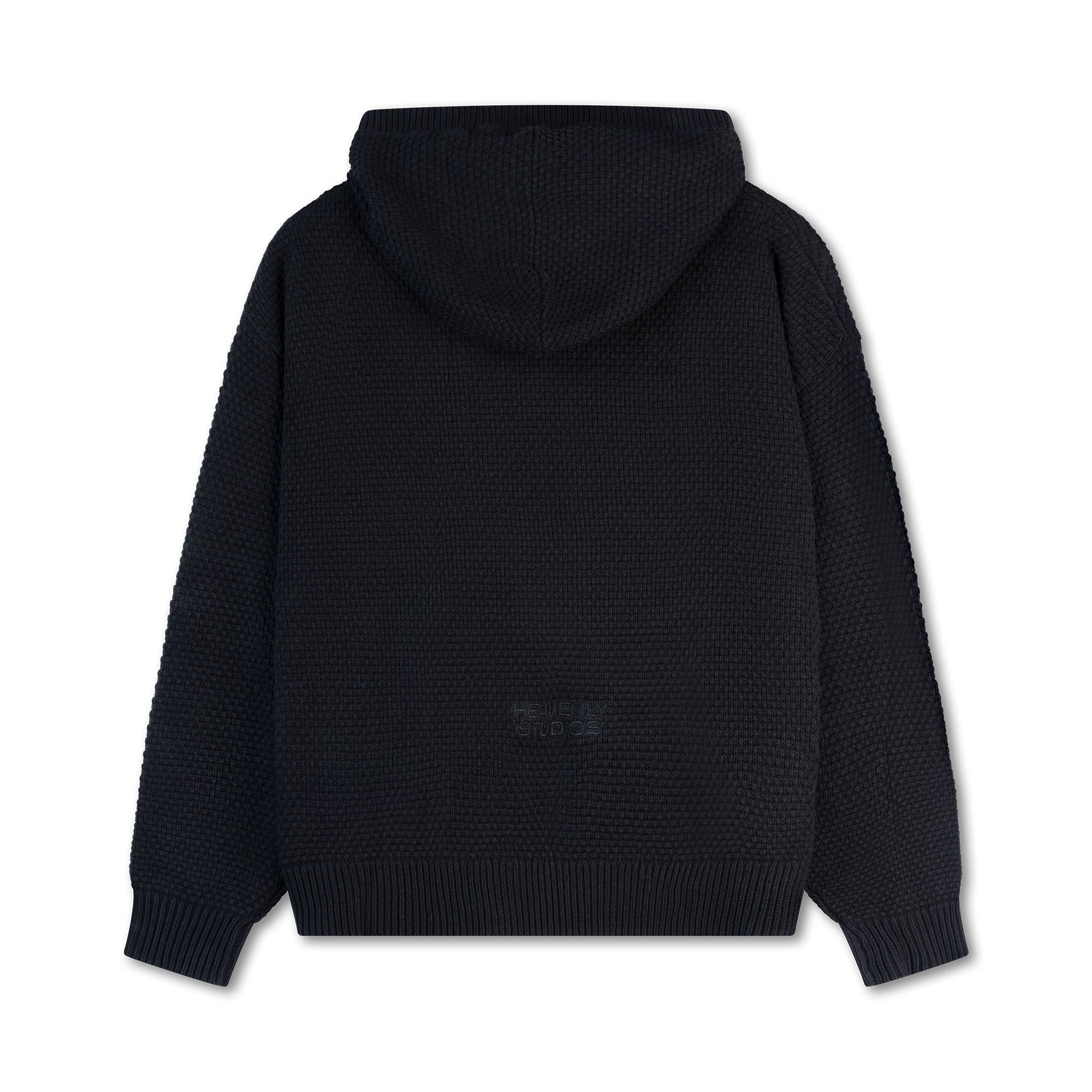 Knit Boxy Hoodie